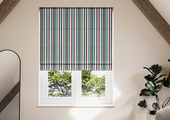 The British Stripe Co. Elizabeth, London No.1 - Roman Blind - Image 3